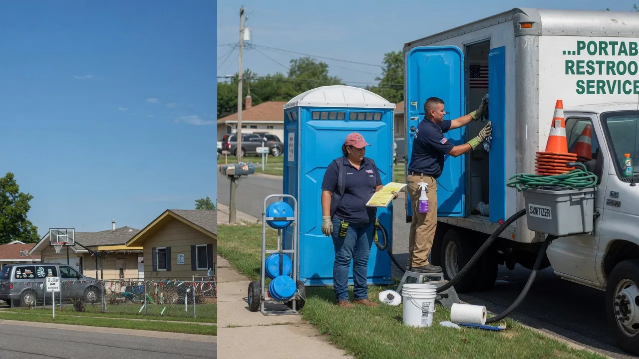 Portable Toilet Rental in Goodwine, IL near me